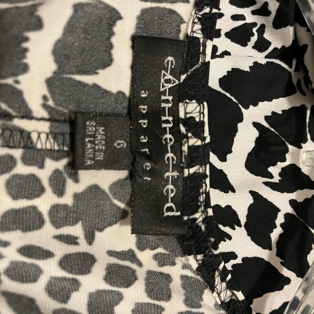 Animal print dress